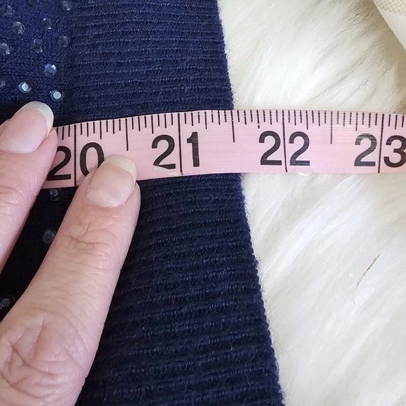 Alice + Olivia - Rhinestone Sweater Angora/Wool/Cashmere Cozycore Maximalist - Picture 9 of 9